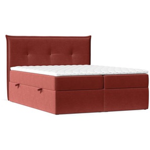 Boxspringbett Marsboro mit Topper und Bettkasten