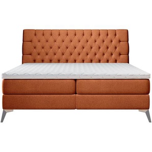 Boxspringbett Mccormick mit Topper und Bettkasten