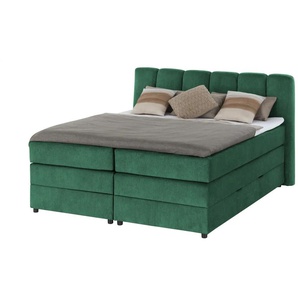 Boxspringbett mit Bettkasten Claire ¦ braun ¦ Maße (cm): B: 196 H: 115