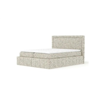 maison de rêve Boxspringbett mit Stauraum - beige - Materialmix - 227 cm - 123 cm | Möbel Kraft