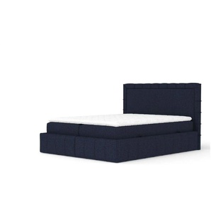 maison de rêve Boxspringbett mit Stauraum   ¦ blau ¦ Maße (cm): B: 167 H: 123