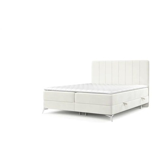 maison de rêve Boxspringbett mit Stauraum ¦ creme ¦ Maße (cm): B: 182 H: 120