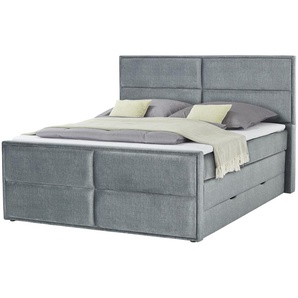 Boxspringbett mit Stauraum  Croco ¦ Maße (cm): B: 157 H: 136