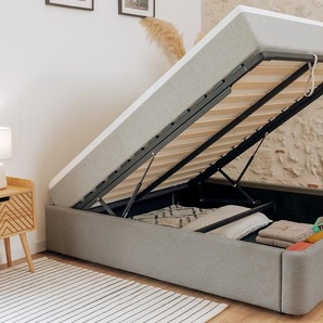 Boxspringbett Nova 140 x 200 (cm) / Grau