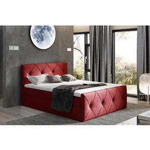 Boxspringbett Sena mit Topper und Bettkasten