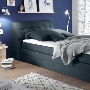 Boxspringbett Space 2, dunkelblau, 120 x 200 cm