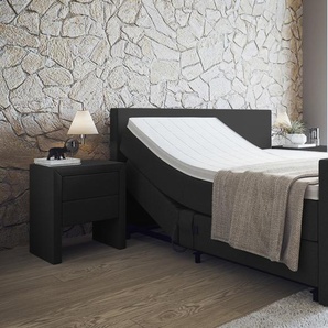 Boxspringbett Sven mit Motor 160 x 200 cm Anthrazit