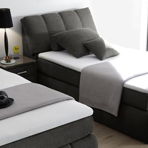 Boxspringbett Toledo 2, anthrazit, 120 x 200 cm