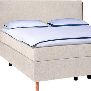 Boxspringbett TOM TAILOR CALIFORNIA BOX Komplettbetten Gr. Chenille GCP ohne TOM TAILOR Print, Liegefläche B/L: 140 cm x 200 cm, H2, 5-Zonen-Tonnentaschen-Federkernmatratze, weiß (zinc gcp 11) Boxspringbetten ohne Bettkasten Komplettbetten mit seitlichen