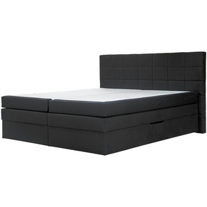 Boxspringbett  Vito ¦ schwarz ¦ Maße (cm): B: 193 H: 117