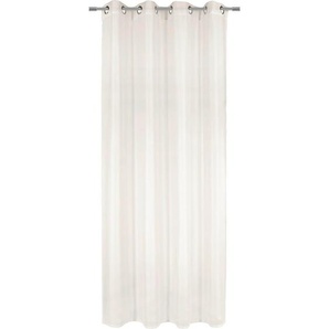 Boxxx 2er-Set UNI Voile, Natur, Textil, 140x245 cm, Wohntextilien, Gardinen & Vorhänge, Fertiggardinen, Ösenschals