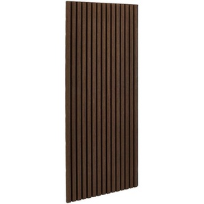 Boxxx Akustikpaneel, Grau, Schwarz, Holz, Kunststoff, Holzwerkstoff, Pappel, Abachi, furniert, 60x120x2.1 cm, Tapeten & Wandverkleidungen, Akustikpaneele