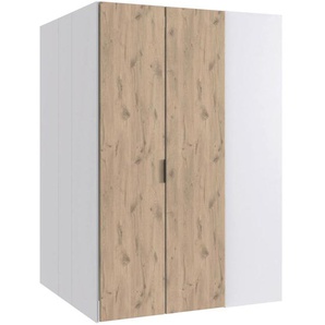 Boxxx Begehbarer, Weiß, Eiche, Metall, 9 Fächer, 135.2x197x127 cm, BQ - Bündnis für Qualität, Made in Germany, DIN EN ISO 9001, in verschiedenen