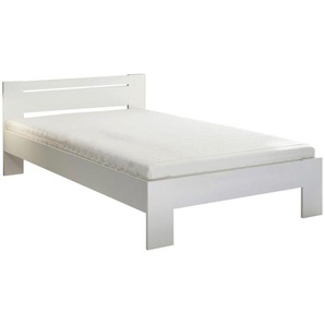 Boxxx Bett, Weiß, 120x200 cm, in verschiedenen Größen erhältlich, Schlafzimmer, Betten, Einzelbetten