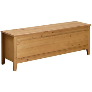 Boxxx Bettbank, Laugenfarbig, Holz, Kiefer, massiv, 136x47x38 cm, in verschiedenen Größen erhältlich, Wohnzimmer, Hocker, Sitzhocker
