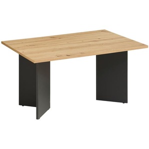 Boxxx Couchtisch, Dunkelgrau, Eiche Artisan, Holzwerkstoff, rechteckig, eckig, 58x44x86 cm, Wohnzimmer, Wohnzimmertische, Couchtische