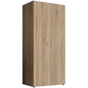 Boxxx Drehtürenschrank, Sonoma Eiche, Holzwerkstoff, 1 Fächer, 81x177x51 cm, Schlafzimmer, Kleiderschränke, Drehtürenschränke