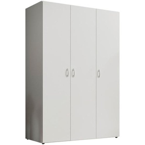 Boxxx Drehtürenschrank, Weiß, Holzwerkstoff, 4 Fächer, 121x176x51 cm, Schlafzimmer, Kleiderschränke, Drehtürenschränke
