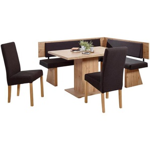 Boxxx Eckbankgruppe , Braun, Eiche Artisan , Textil , eckig , 177x145 cm , Typenauswahl , Esszimmer, Bänke, Tisch- & Eckbankgruppen