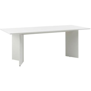 Boxxx Esstisch, Greige, Holzwerkstoff, rechteckig, eckig, 90x75x200 cm, Variantenauswahl, Esszimmer, Tische, Esstische