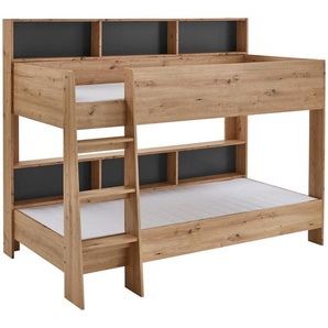 Boxxx Etagenbett, Eiche Artisan, Holzwerkstoff, 90x200 cm, Kinder- & Jugendzimmer, Kindermöbel, Kinderbetten, Etagenbetten