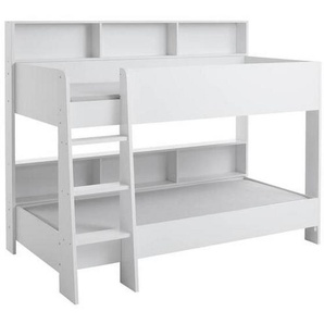 Boxxx Etagenbett, Weiß, Holzwerkstoff, 90x200 cm, Kinder- & Jugendzimmer, Kindermöbel, Kinderbetten, Etagenbetten