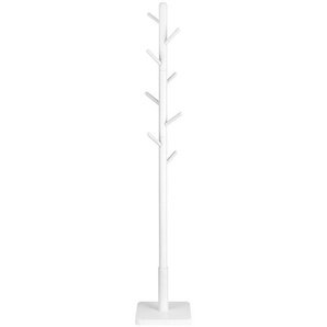 Boxxx Garderobenständer Vasagle, Weiß, Holzwerkstoff, 30x175x30 cm, Jackenhalter, Garderobe, Garderobenständer