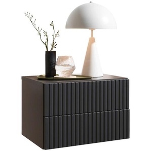 Boxxx Nachtschrank, Graphit, Holzwerkstoff, 2 Schubladen, 42x28x30 cm, hängend, Schlafzimmer, Nachttische
