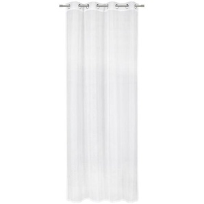 Boxxx Ösenschal Crash, Weiß, Textil, 135x245 cm, Oeko-Tex® Standard 100, Wohntextilien, Gardinen & Vorhänge, Fertiggardinen, Ösenschals