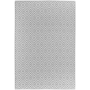Boxxx Outdoorteppich Ibiza, Grau, Weiß, Textil, Graphik, rechteckig, 120x180 cm, in verschiedenen Größen erhältlich, Teppiche & Böden, Teppiche, Outdoorteppiche