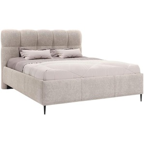 Boxxx Polsterbett, Beige, Holz, Metall, Buche, 140x200 cm, Bettkasten, gepolstertes Kopfteil, Stoffauswahl, in verschiedenen Größen erhältlich,alternative erhältlich, Schlafzimmer, Betten, Polsterbetten
