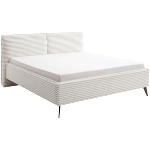 Boxxx Polsterbett, Creme, Textil, 180x200 cm, gepolstertes Kopfteil, in verschiedenen Größen erhältlich, Schlafzimmer, Betten, Polsterbetten