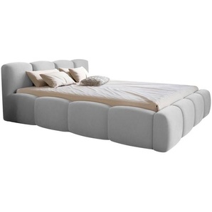 Boxxx Polsterbett, Weiß, Holz, Metall, Birke, Schichtholz, 140x200 cm, Bettkasten, gepolstertes Kopfteil, in verschiedenen Größen erhältlich, Schlafzimmer, Betten, Polsterbetten