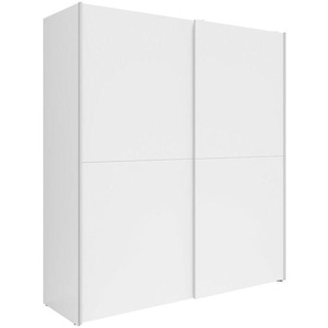 Boxxx Schwebetürenschrank, Weiß, Holzwerkstoff, 2 Fächer, 170x191x59 cm, Schlafzimmer, Kleiderschränke, Schwebetürenschränke