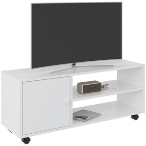 Boxxx Tv-Element, Weiß, Kunststoff, 1 Fächer, 100x42x33.5 cm, Kleinmöbel