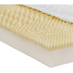 Boxxx Viscomatratze , Weiß , Textil , H3 , rechteckig , 90x200 cm , Hohenstein, Oeko-Tex® Standard 100 , Bezug abnehmbar/waschbar, Tragegriffe, atmungsaktiv, alternative Größen erhältlich , Schlafzimmer, Matratzen Shop, Matratzen, Viscoschaummatratze