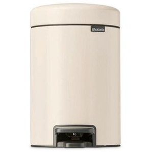 Brabantia Abfalleimer NEW Icon, Beige, Kunststoff, 3 L, 16.8x26.4x23.5 cm, Küchen, Küchenausstattung, Mülleimer