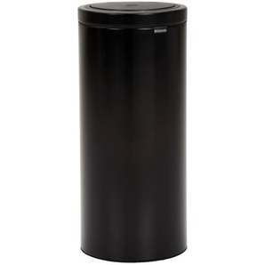 Brabantia Abfalleimer Touch BIN ®, Schwarz, Metall, 30 L, 29.3x67.9x38 cm, Küchen, Küchenausstattung, Mülleimer