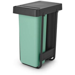 Brabantia Einbauabfallsammler Sort & GO, Anthrazit, Kunststoff, 2 x 30 L, 30.4x63.7x48.1 cm, Küchen, Küchenausstattung, Mülleimer