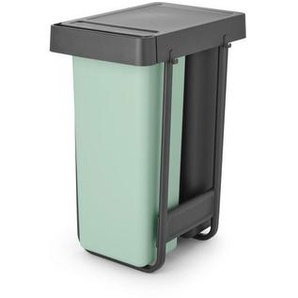 Brabantia Einbauabfallsammler Sort & GO, Anthrazit, Kunststoff, 2 x 30 L, 30.4x63.7x48.1 cm, Küchen, Küchenausstattung, Mülleimer