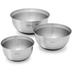brabantia Mixing Bowl Set steel matt black