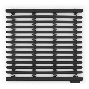 Brabantia Spülbeckeneinlage Sink Side, Dunkelgrau, Kunststoff, 30x1.5x30 cm, abwaschbar, mit Saugnäpfen, Küchen, Küchenausstattung, Küchenspülen