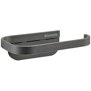 Brabantia Toilettenpapierhalter Mindset, Grau, Metall, 14x4.2x8.6 cm, Badaccessoires, WC Zubehör, Toilettenpapierhalter
