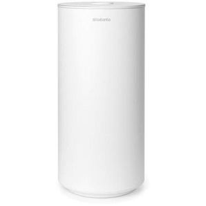 Brabantia Toilettenpapierhalter Mindset, Weiß, Metall, 13.7x28.9 cm, Deckel, Badezimmer, WC Ausstattung, Toilettenpapierhalter