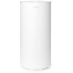 Brabantia Toilettenpapierhalter Mindset, Weiß, Metall, 13.7x28.9 cm, Deckel, Badezimmer, WC Ausstattung, Toilettenpapierhalter