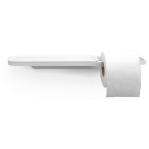 Brabantia Toilettenpapierhalter Mindset, Weiß, Metall, 4.4x8.9x42.1 cm, Badaccessoires, WC Zubehör, Toilettenpapierhalter
