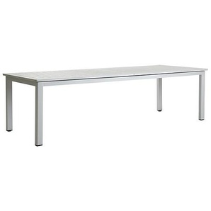 Brafab Ausziehtisch Lomma XL 260-380x100 cm - Aluminium in light grey