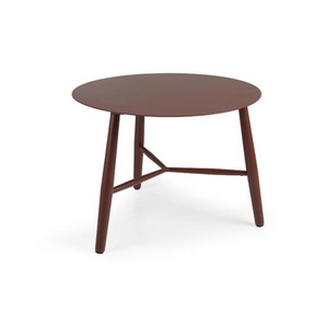 Brafab Beistelltisch Vannes 60 cm paprikafarben , Aluminium