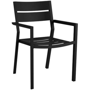 Brafab Delia Stapelstuhl - Aluminium schwarz 2651-80
