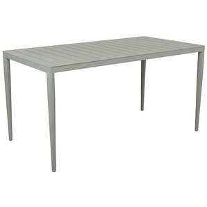 Brafab Esstisch Bigby 144x76 cm aus Aluminium - im Farbton dusty green